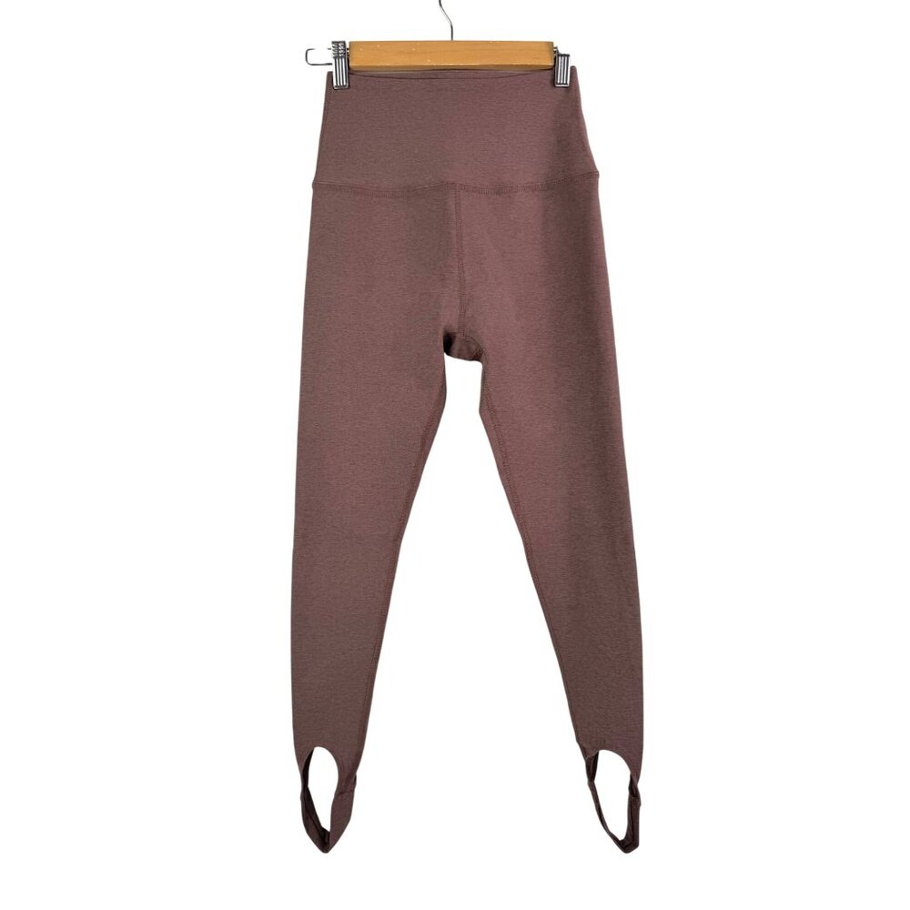 Beyond Yoga WELL ROUNDED STIRRUP LEGGING Brown‎ yoga sz M